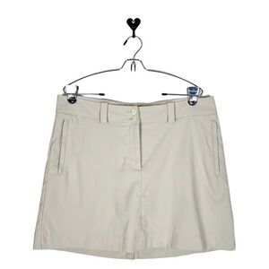 NikeGolf Nike skort size 12 Tour Performance Dri-Fit beige shorts skirt